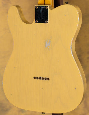 2022 Fender Custom Shop Willcutt Exclusive 4/54 Blackguard Telecaster Relic Blonde 10/56 "V"
