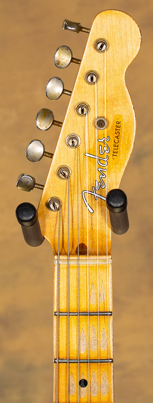 2022 Fender Custom Shop Willcutt Exclusive 4/54 Blackguard Telecaster Relic Blonde 10/56 "V"