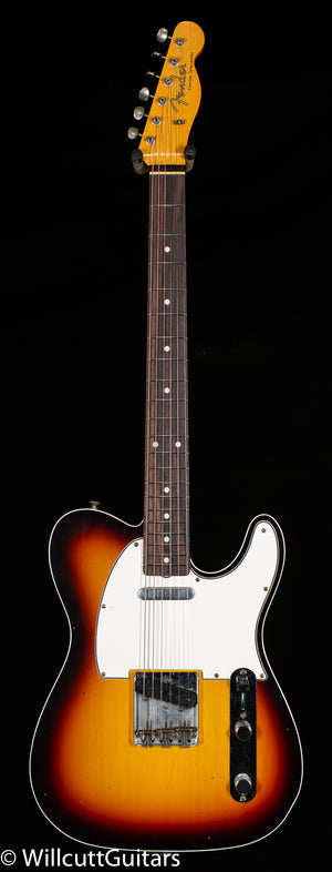 Fender Custom Shop 1960 Telecaster Custom Journeyman Relic 3-Tone Sunburst (606)