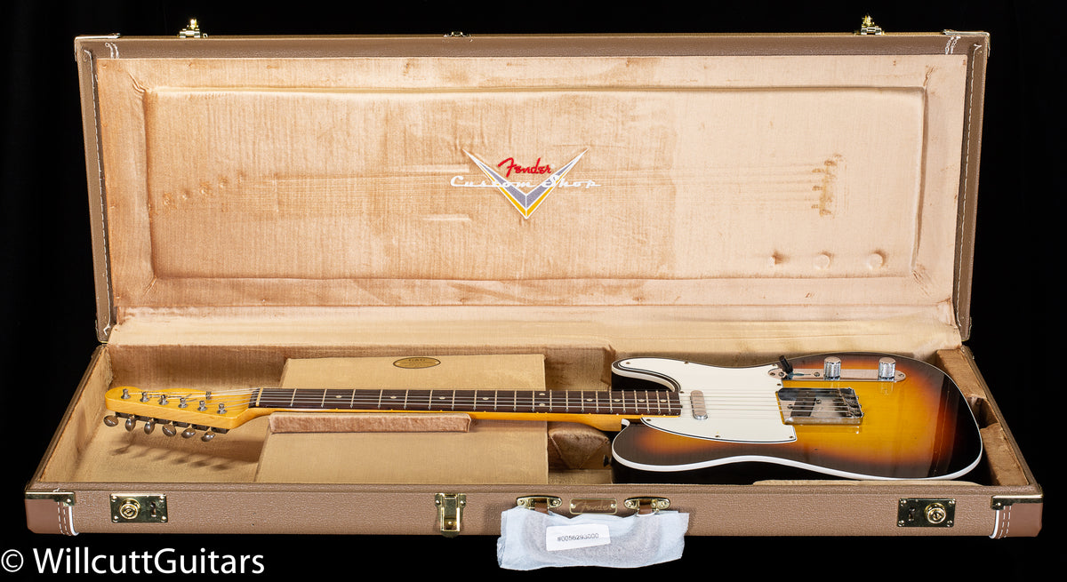 Fender Custom Shop 1960 Telecaster Custom Journeyman Relic 3-Tone Sunburst (606)