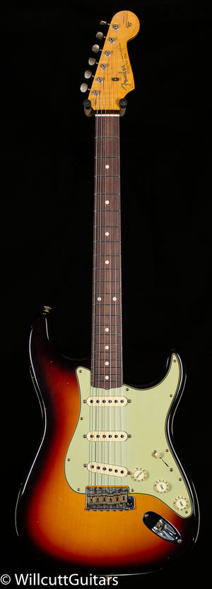 Fender Custom Shop Willcutt True '62 Stratocaster Journeyman Relic 3-Tone Sunburst 60s Oval C (723)
