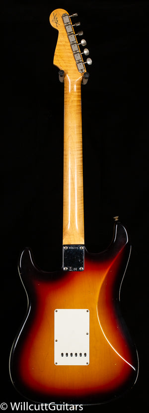 Fender Custom Shop Willcutt True '62 Stratocaster Journeyman Relic 3-Tone Sunburst 60s Oval C (723)