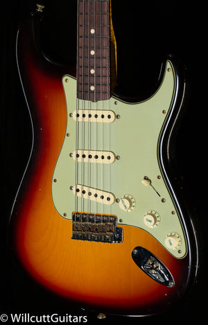 Fender Custom Shop Willcutt True '62 Stratocaster Journeyman Relic 3-Color Sunburst 60 C (777)