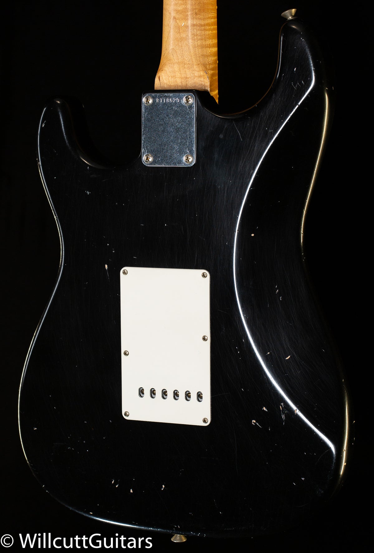 Fender Custom Shop TRUE '62 STRAT JRN MBDG '59 C BLK BRAZ (029)
