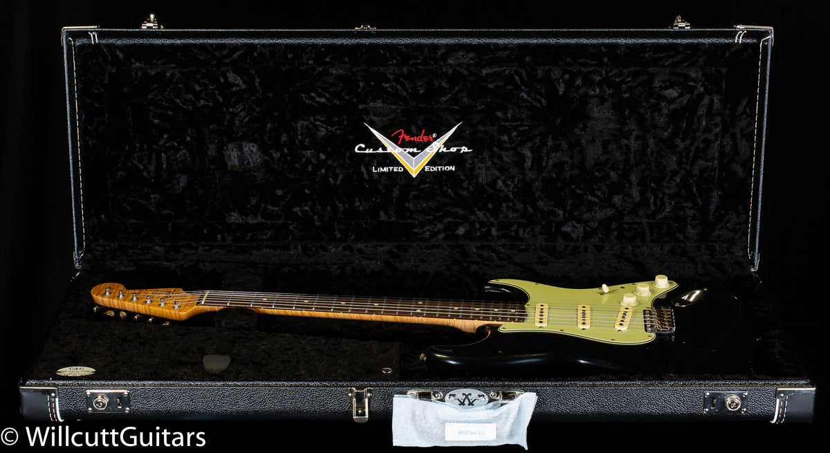Fender Custom Shop TRUE '62 STRAT JRN MBDG '59 C BLK BRAZ (029)