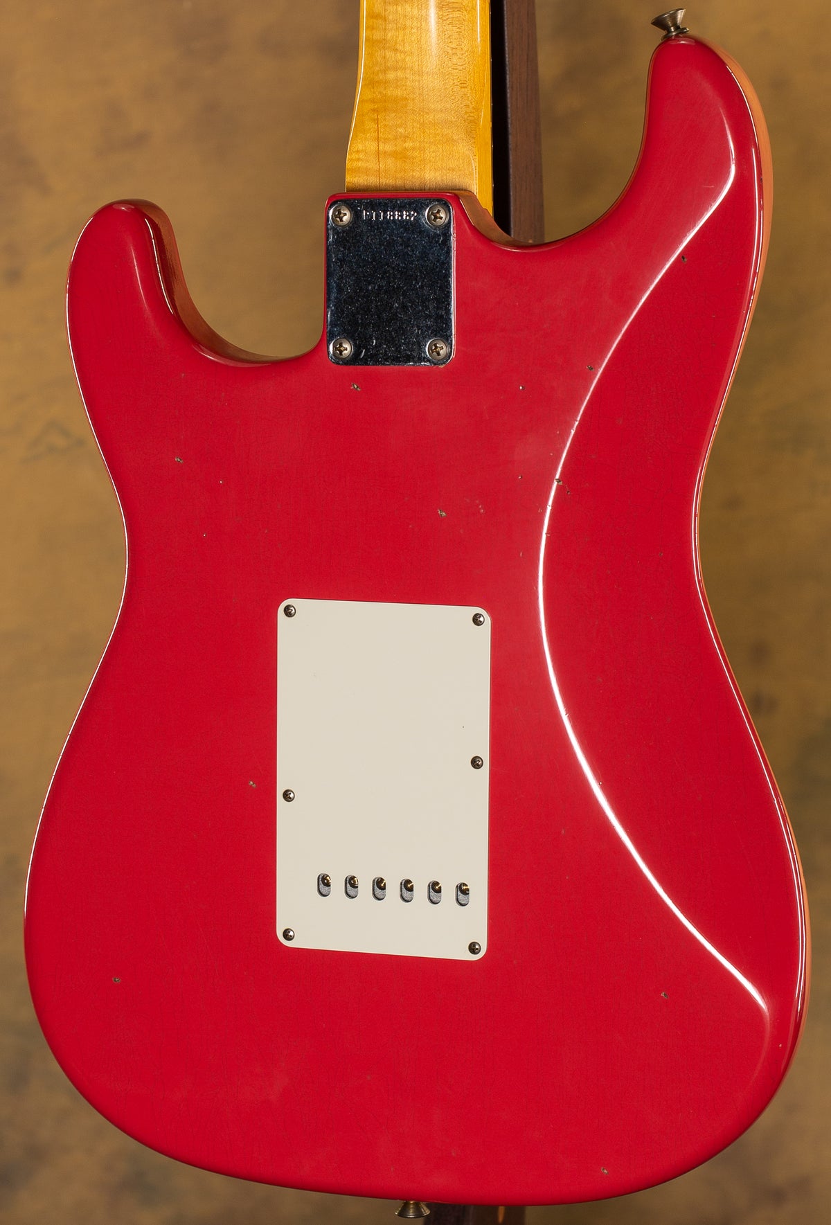 2022 Fender Custom Shop Willcutt True &#39;62 Stratocaster Journeyman Relic Fiesta Red Large C