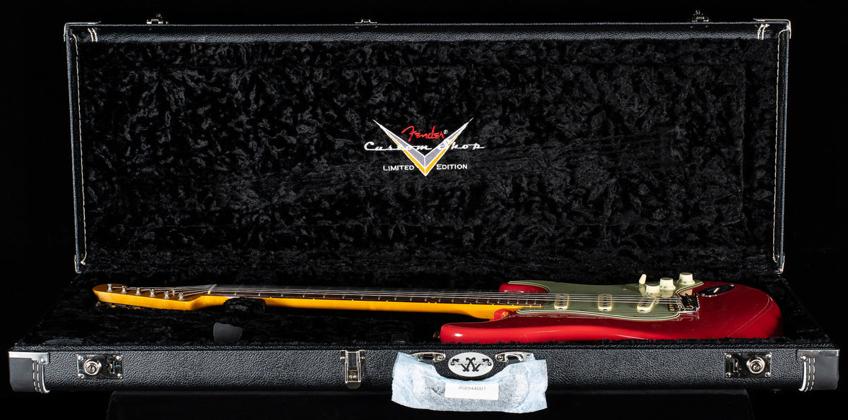 2022 Fender Custom Shop Willcutt True &#39;62 Stratocaster Journeyman Relic Fiesta Red Large C