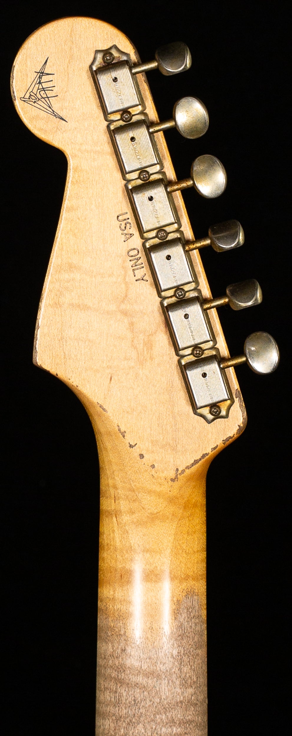 Fender Custom Shop Masterbuilt Andy Hicks True &#39;62 Strat Journeyman Black Brazilian 59 C (892)
