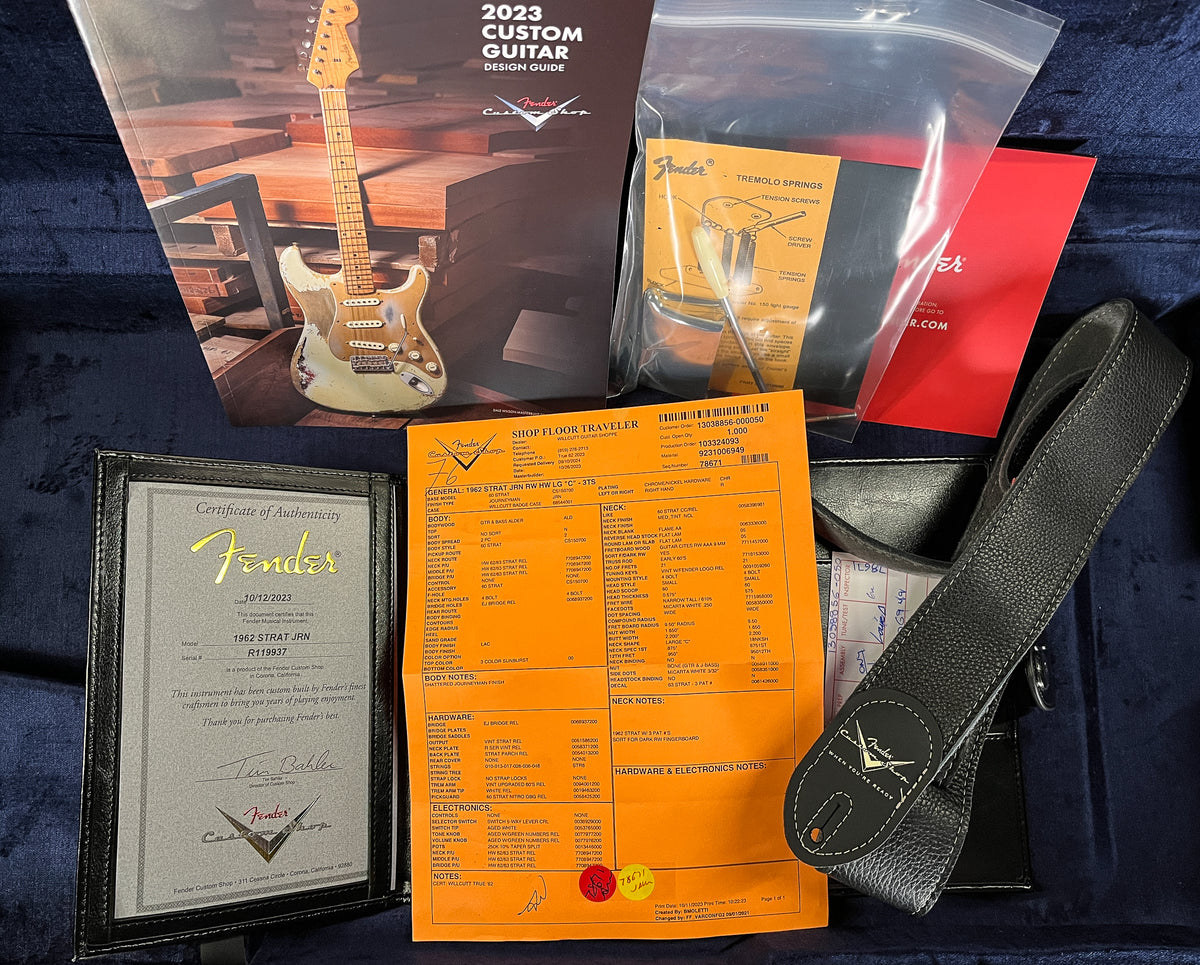 Fender Custom Shop Willcutt True '62 Stratocaster Journeyman Relic 3-Color Sunburst Large C (937)