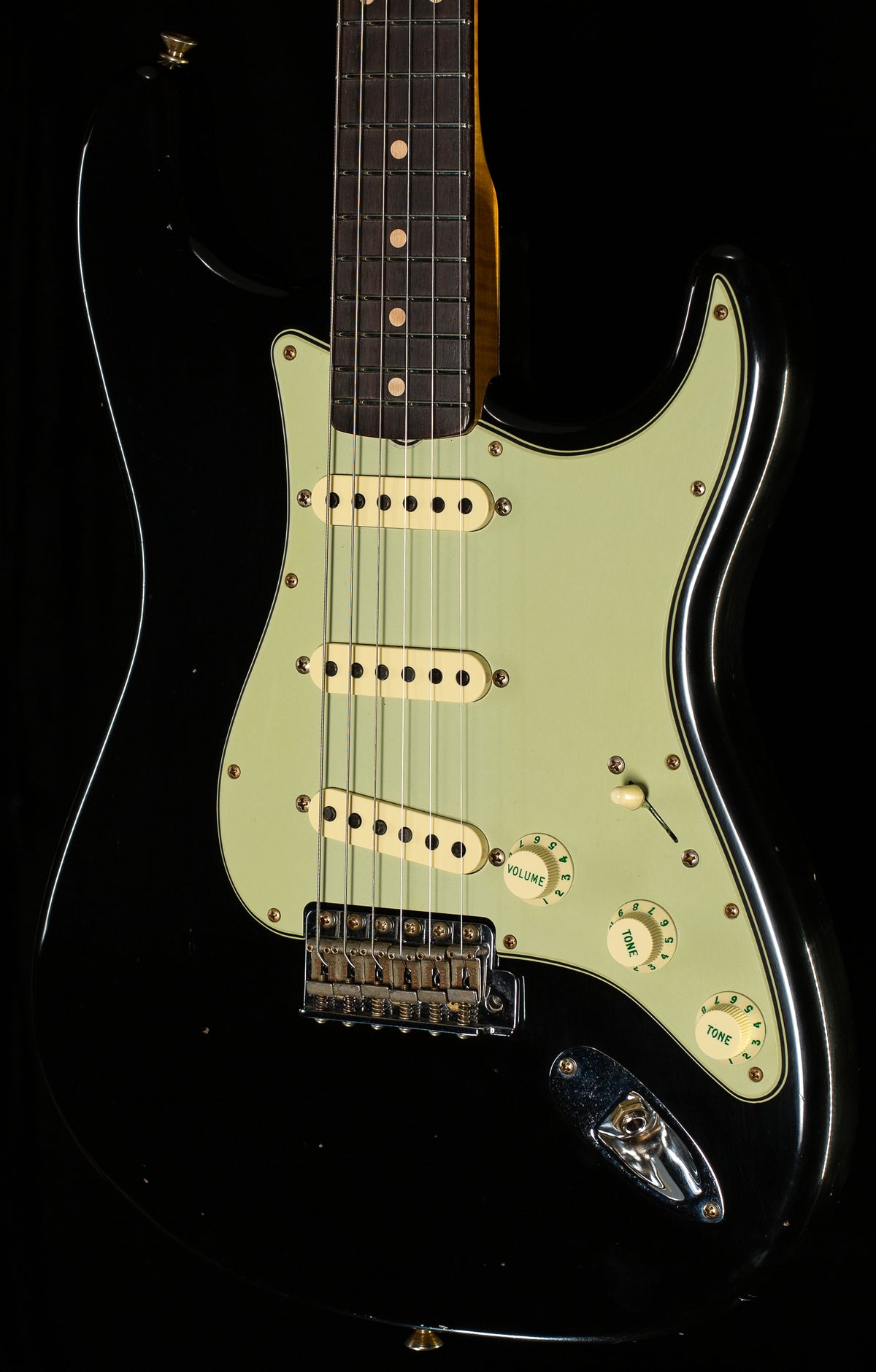 Fender Custom Shop Willcutt True '62 Stratocaster Journeyman Relic Black Large C (954)