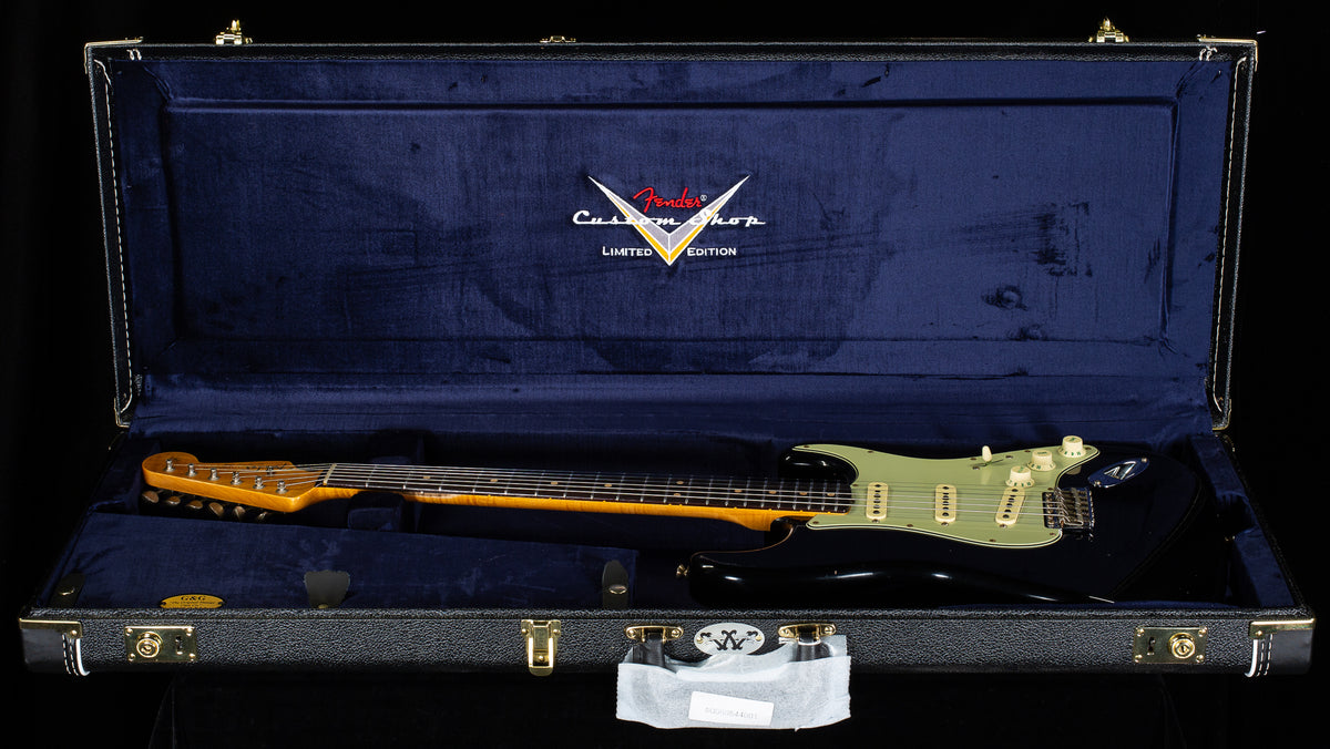 Fender Custom Shop Willcutt True '62 Stratocaster Journeyman Relic Black Large C (954)