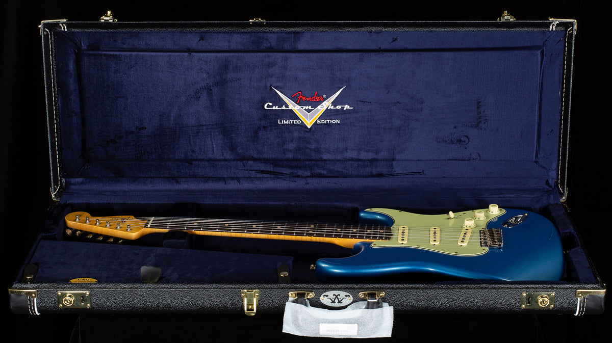 Fender Custom Shop Willcutt True &#39;62 Stratocaster Journeyman Relic Lake Placid Blue 60s Oval C (959)