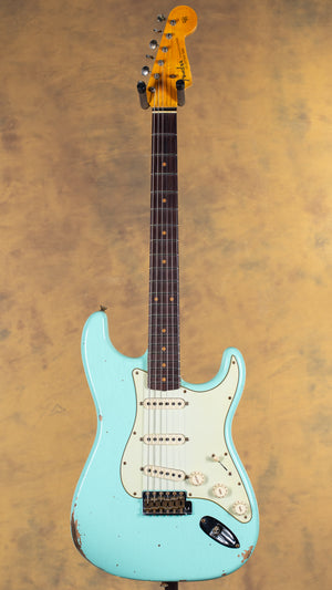 2022 Fender Custom Shop "The 63" 1963 Stratocaster Relic Surf Green Large C