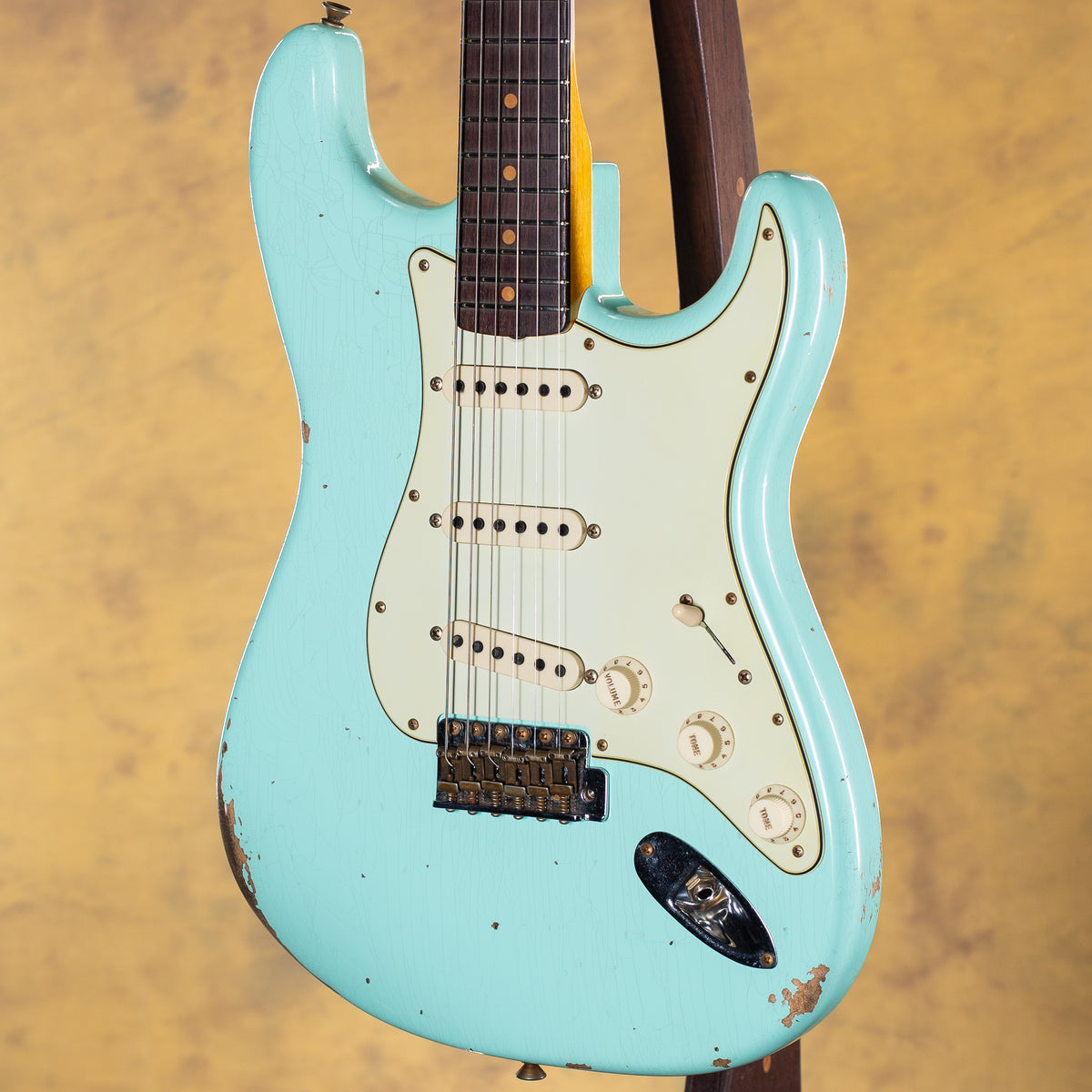 2022 Fender Custom Shop "The 63" 1963 Stratocaster Relic Surf Green Large C