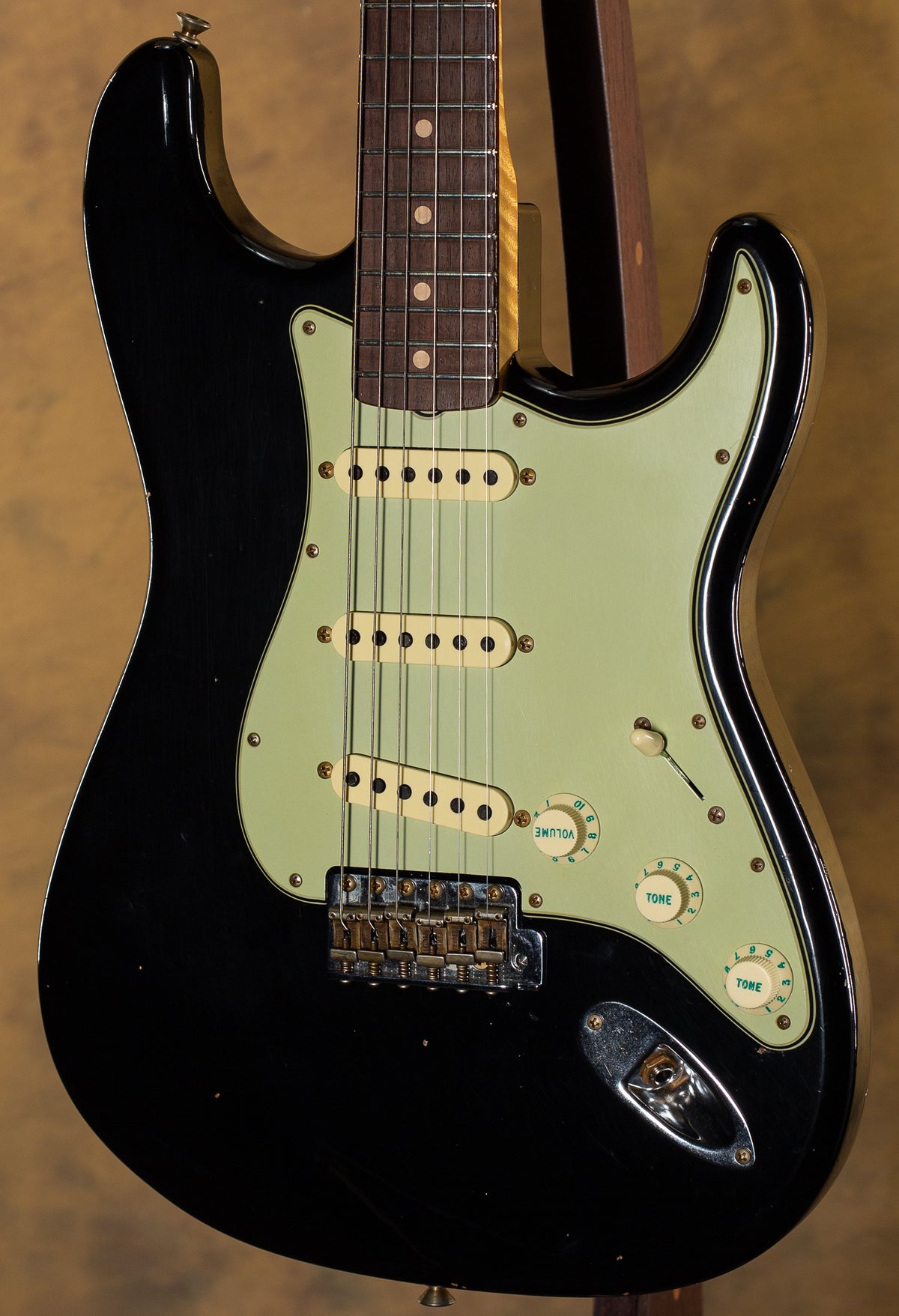 2022 Fender Custom Shop Willcutt True &#39;62 Stratocaster Journeyman Relic Black Large C