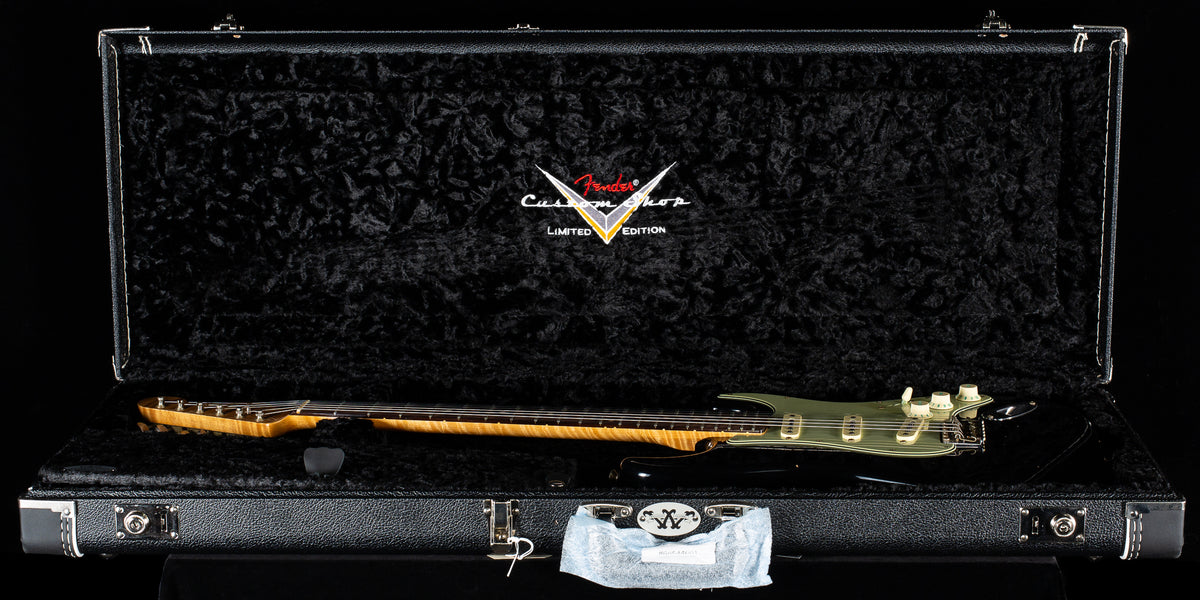 2022 Fender Custom Shop Willcutt True &#39;62 Stratocaster Journeyman Relic Black Large C