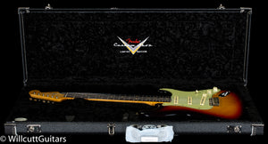 Fender Custom Shop Willcutt True '62 Stratocaster Journeyman Relic 3-Tone Sunburst 60s Oval C (900)