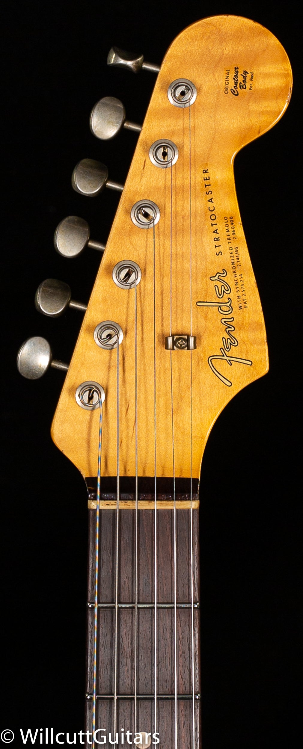 Fender Custom Shop Willcutt True '62 Stratocaster Journeyman Relic Fiesta Red 60s Oval C (373)