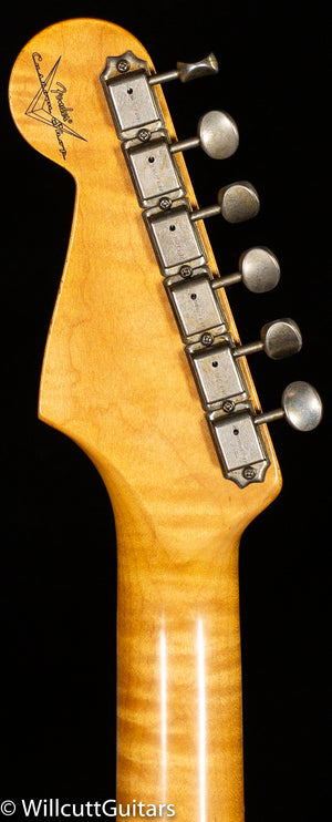 Fender Custom Shop Willcutt True '62 Stratocaster Journeyman Relic Fiesta Red 60s Oval C (373)