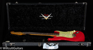 Fender Custom Shop Willcutt True '62 Stratocaster Journeyman Relic Fiesta Red 60s Oval C (373)