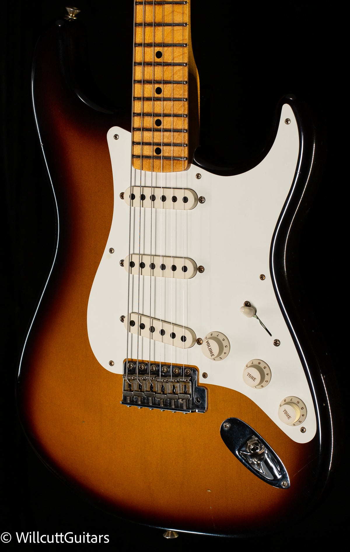 Fender Custom Shop Willcutt True &#39;57 Stratocaster Journeyman Relic 2-Tone Sunburst 57 V (710)