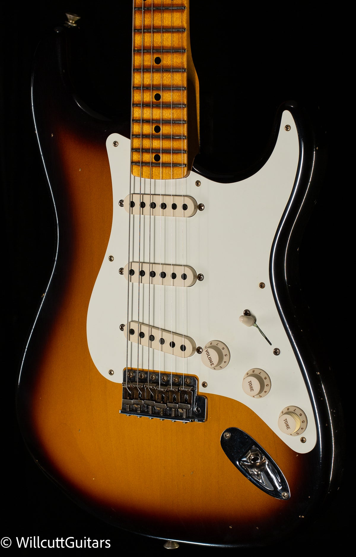 Fender Custom Shop Willcutt True &#39;57 Stratocaster Journeyman Relic 2-Tone Sunburst 57 V (802)