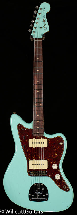 Fender Custom Shop 1962 Jazzmaster Journeyman Relic Painted Head Cap Surf Green (213)