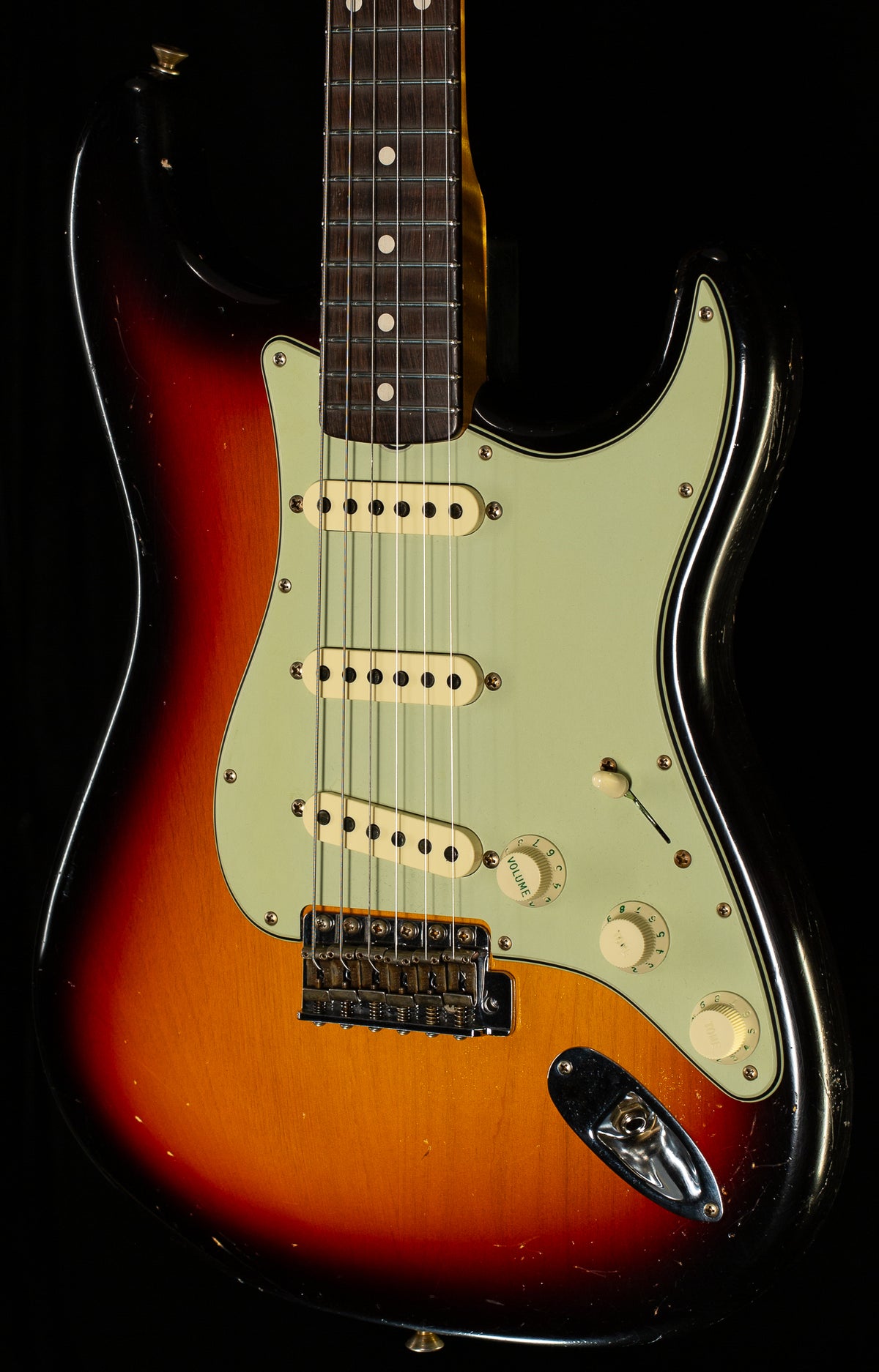 Fender Custom Shop Masterbuilt Dennis Galuzska True '62 Strat Journeyman 3-Tone Sunburst Brazilian 59 C (348)