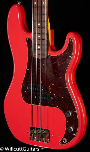 Fender Custom Shop Pino Palladino Signature Precision Bass Rosewood Fingerboard Fiesta Red over Desert Sand (406)