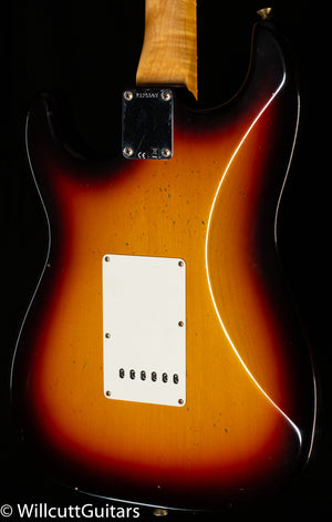 Fender Custom Shop Willcutt True '62 Stratocaster Journeyman Relic 3-Tone Sunburst 60s Oval C (503)