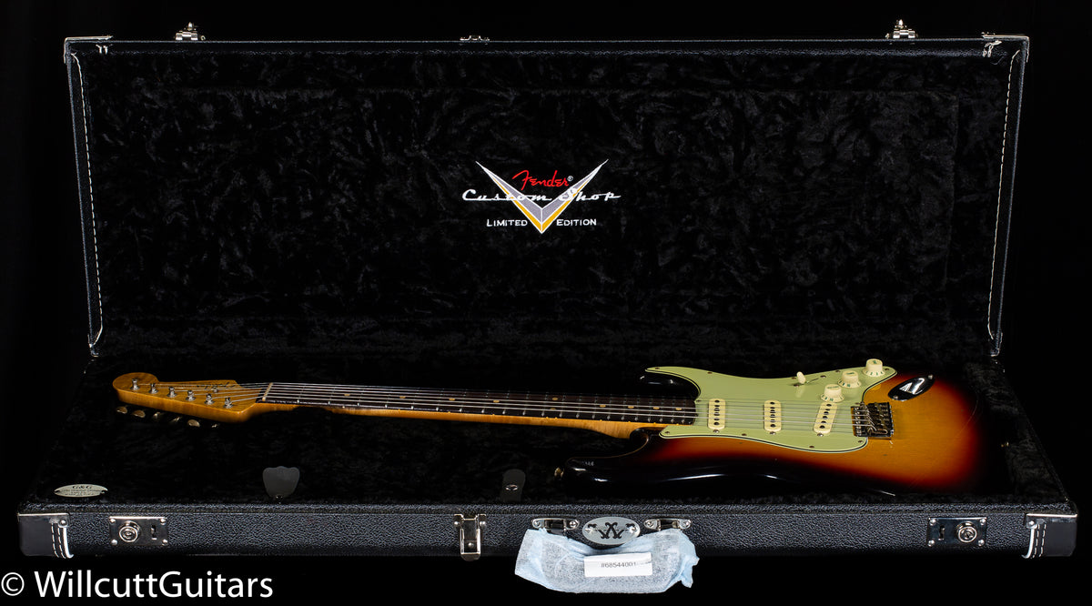 Fender Custom Shop Willcutt True '62 Stratocaster Journeyman Relic 3-Tone Sunburst 60s Oval C (503)
