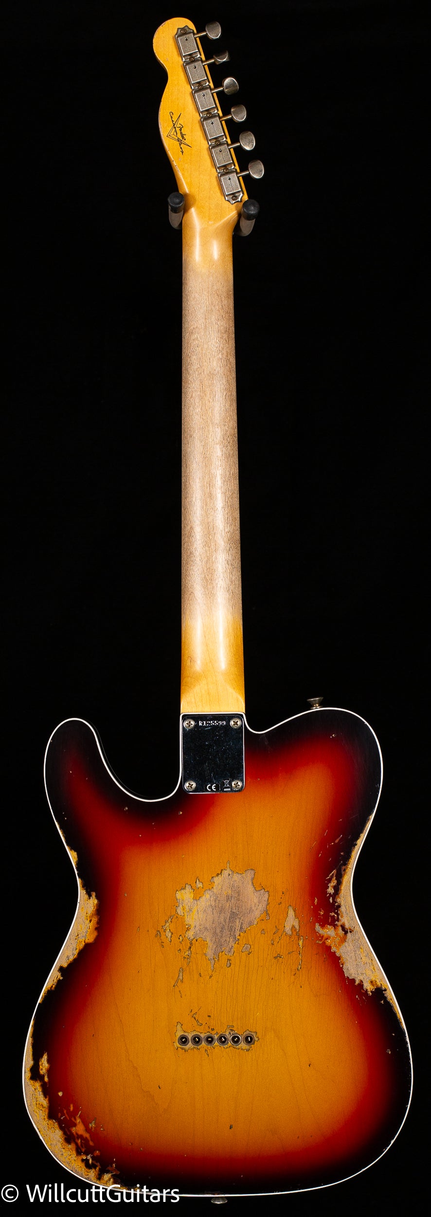Fender Custom Shop 1960 Telecaster Custom Heavy Relic 3-Tone Sunburst (599)
