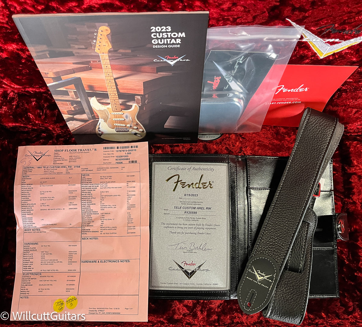 Fender Custom Shop 1960 Telecaster Custom Heavy Relic 3-Tone Sunburst (599)