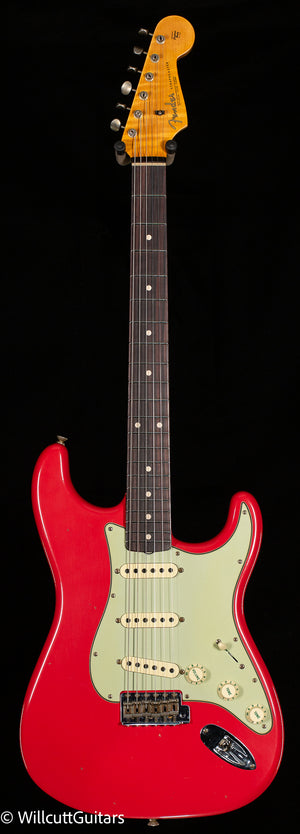 Fender Custom Shop Willcutt True '62 Stratocaster Journeyman Relic Fiesta Red 60s Oval C (669)