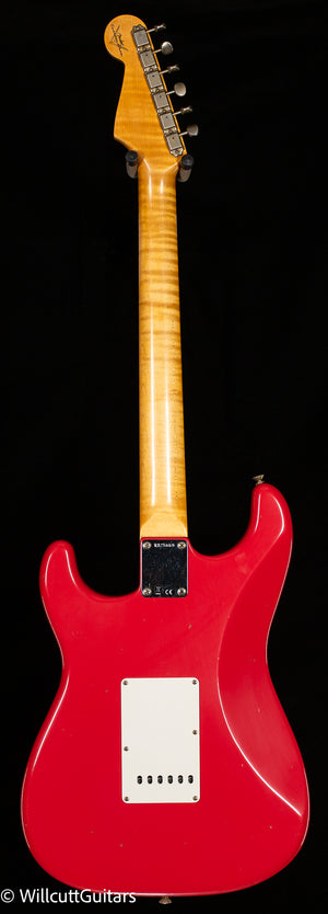 Fender Custom Shop Willcutt True '62 Stratocaster Journeyman Relic Fiesta Red 60s Oval C (669)