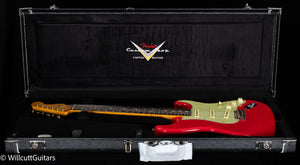 Fender Custom Shop Willcutt True '62 Stratocaster Journeyman Relic Fiesta Red 60s Oval C (669)