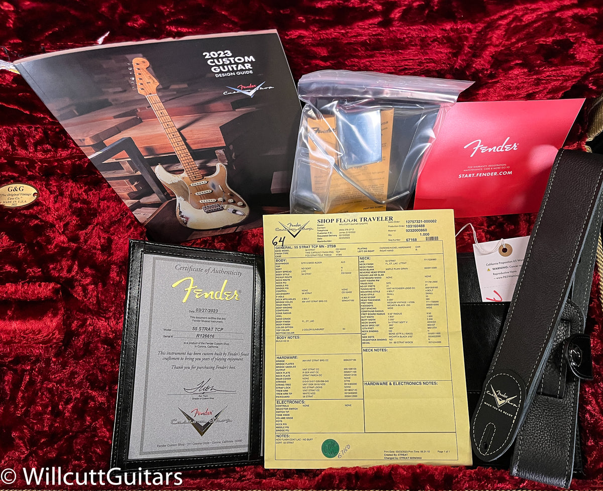 Fender Custom Shop &#39;55 STRAT Time Capsule 2-Tone Sunburst (616)