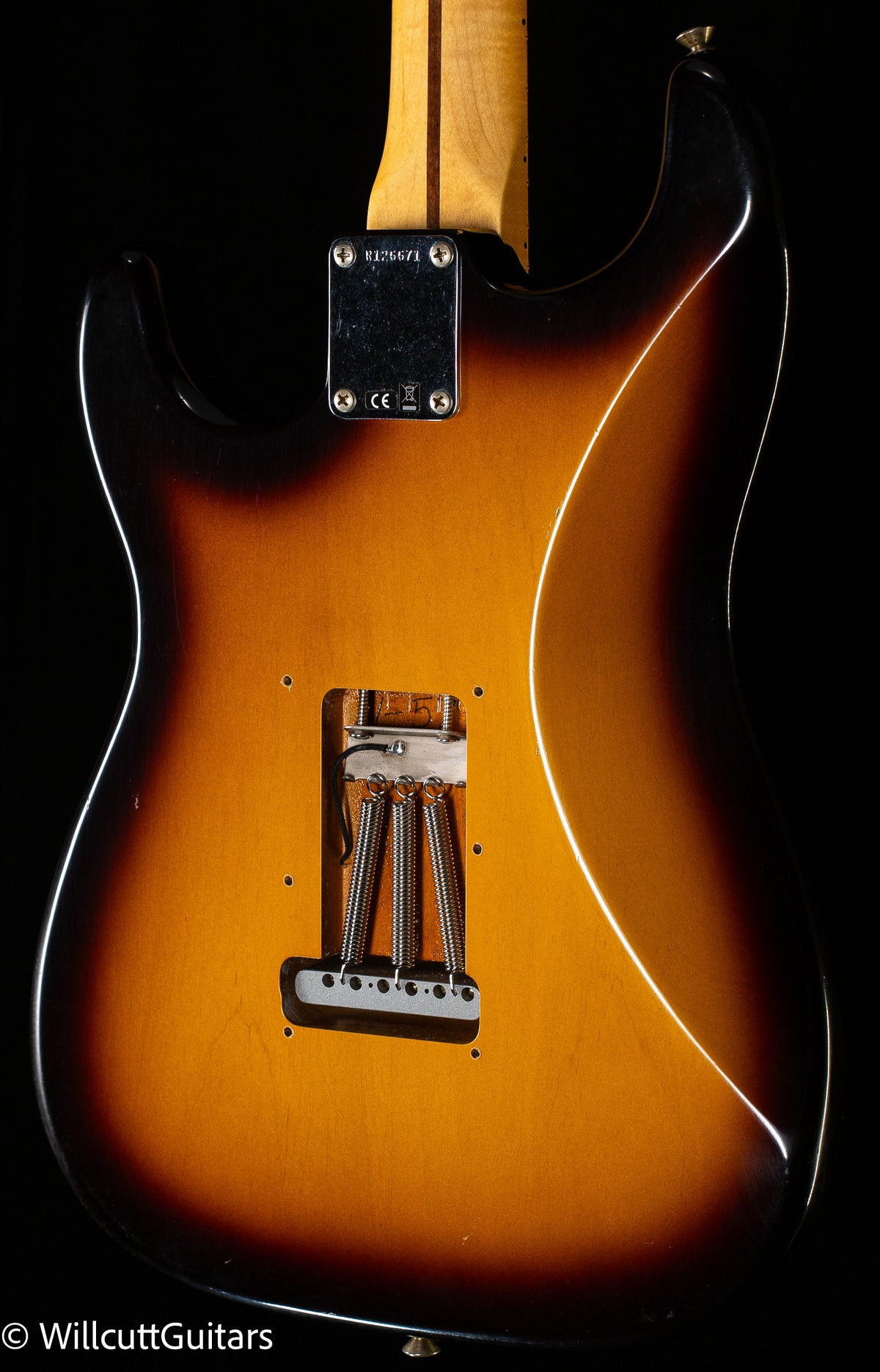 Fender Custom Shop Willcutt True &#39;57 Stratocaster Journeyman Relic 2-Tone Sunburst 65 C (671)