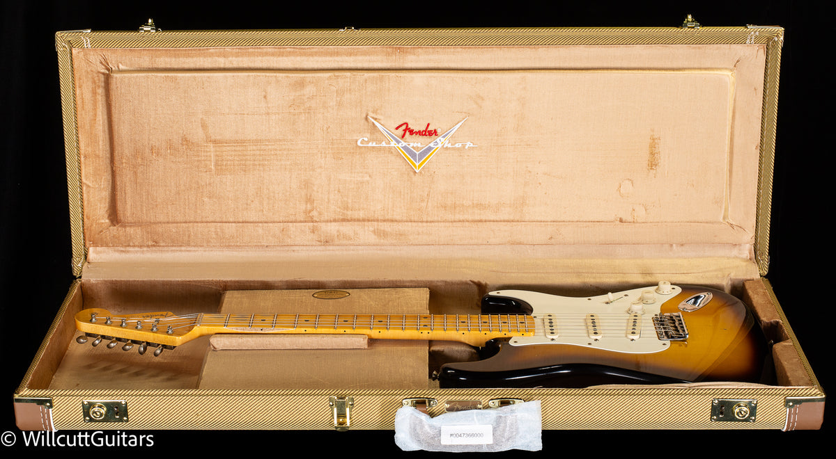 Fender Custom Shop Willcutt True &#39;57 Stratocaster Journeyman Relic 2-Tone Sunburst 65 C (671)