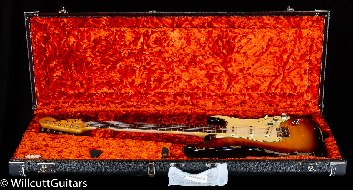 Fender Custom Shop Michael Landau Signature 1968 Stratocaster, Round-Laminated Rosewood, Bleached 3-Color Sunburst (988)