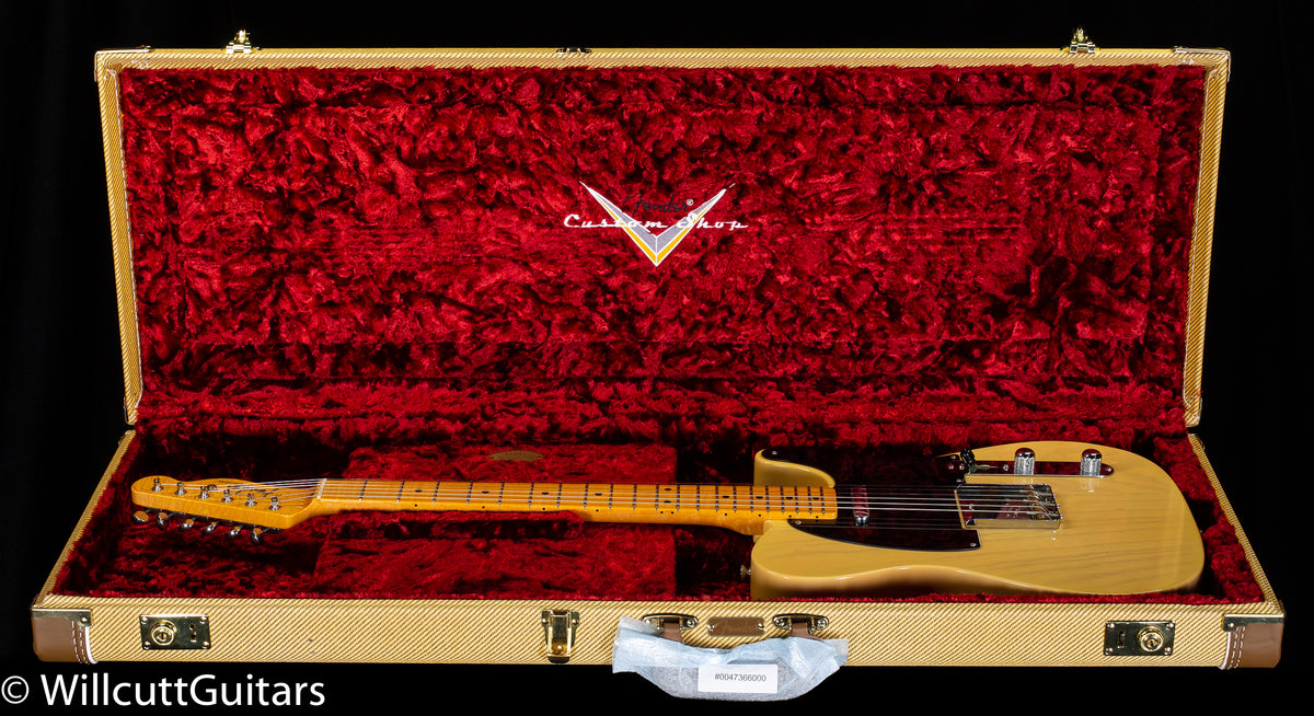 Fender Custom Shop 1953 Telecaster Time Capsule Faded Nocaster Blonde (131)