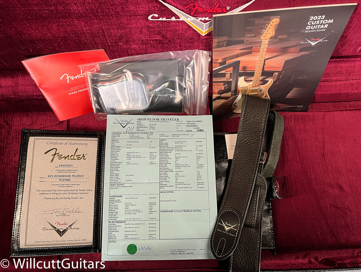 Fender Custom Shop 60&#39;s Rosewood Telecaster Closet Classic (640)