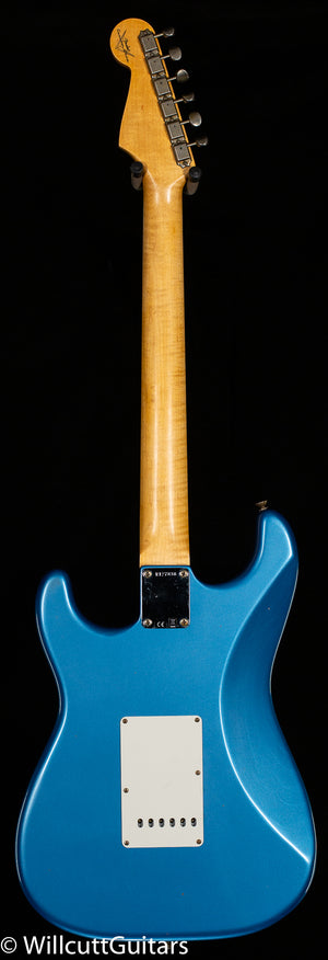 Fender Custom Shop Willcutt True '62 Stratocaster Journeyman Relic Lake Placid Blue Large C (838)