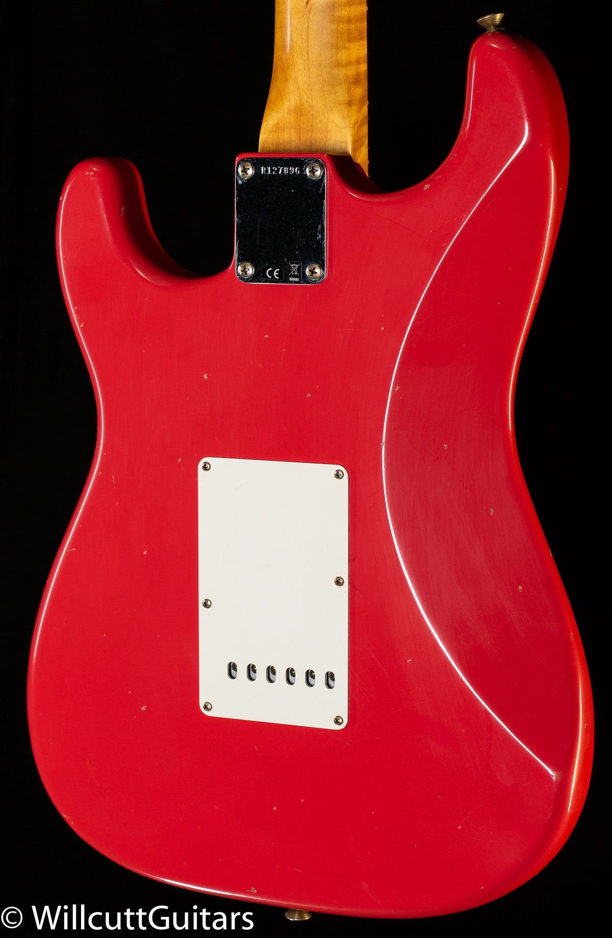 Fender Custom Shop Willcutt True '62 Stratocaster Journeyman Relic Fiesta Red 60s Oval C (896)