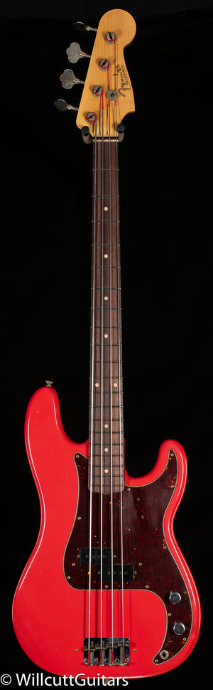 Fender Custom Shop Pino Palladino Signature Precision Bass Rosewood Fingerboard Fiesta Red over Desert Sand (996) (902)