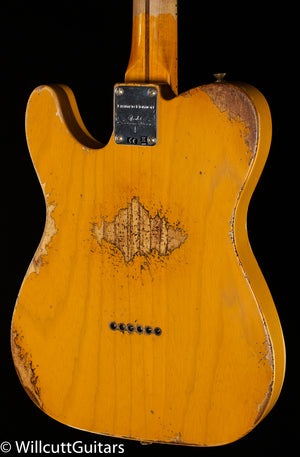 Fender Custom Shop LTD 1951 HS Telecaster Heavy Relic Aged Butterscotch Blonde (178)