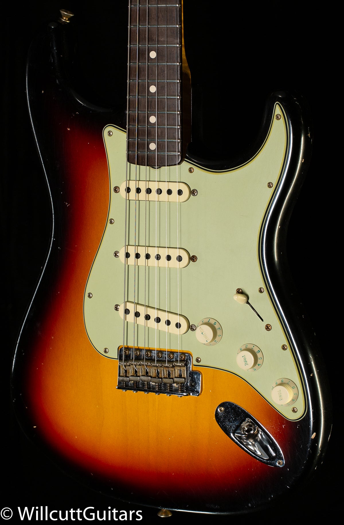 Fender Custom Shop Masterbuilt Dennis Galuzska True '62 Strat Journeyman 3-Tone Sunburst Brazilian 59 C (962)