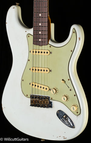 Fender Custom Shop Masterbuilt Andy Hicks True '62 Strat Journeyman Relic Olympic White Brazilian (997)