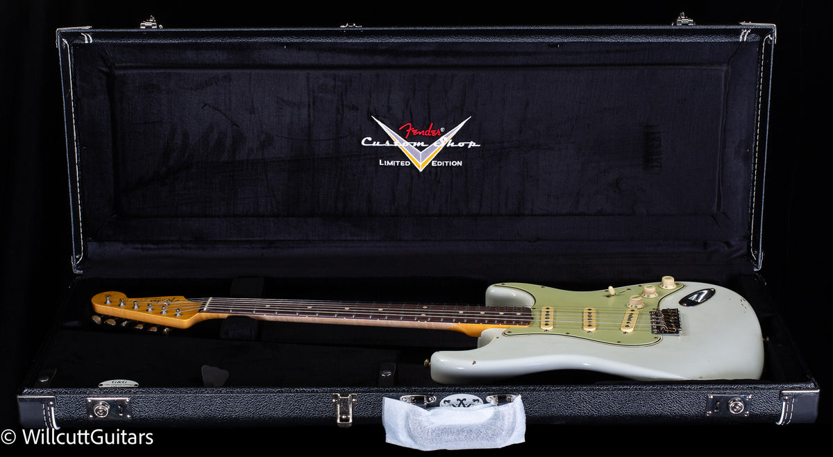 Fender Custom Shop Masterbuilt Andy Hicks True '62 Strat Journeyman Relic Olympic White Brazilian (997)
