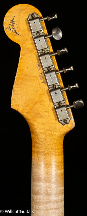 Fender Custom Shop Masterbuilt Andy Hicks True '62 Strat Journeyman Relic 3-Tone Sunburst Brazilian (008)